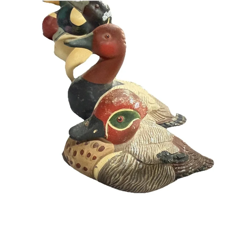 Avon Duck Series Collectible set of 5 Miniature ducks Vintage‎ 1984